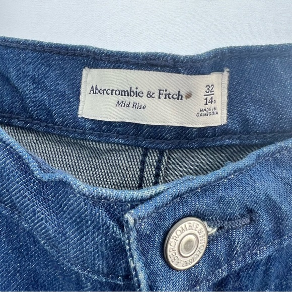 NWT ABERCROMBIE & FITCH mid rise 90s Relaxed JEANS - Picture 11 of 12